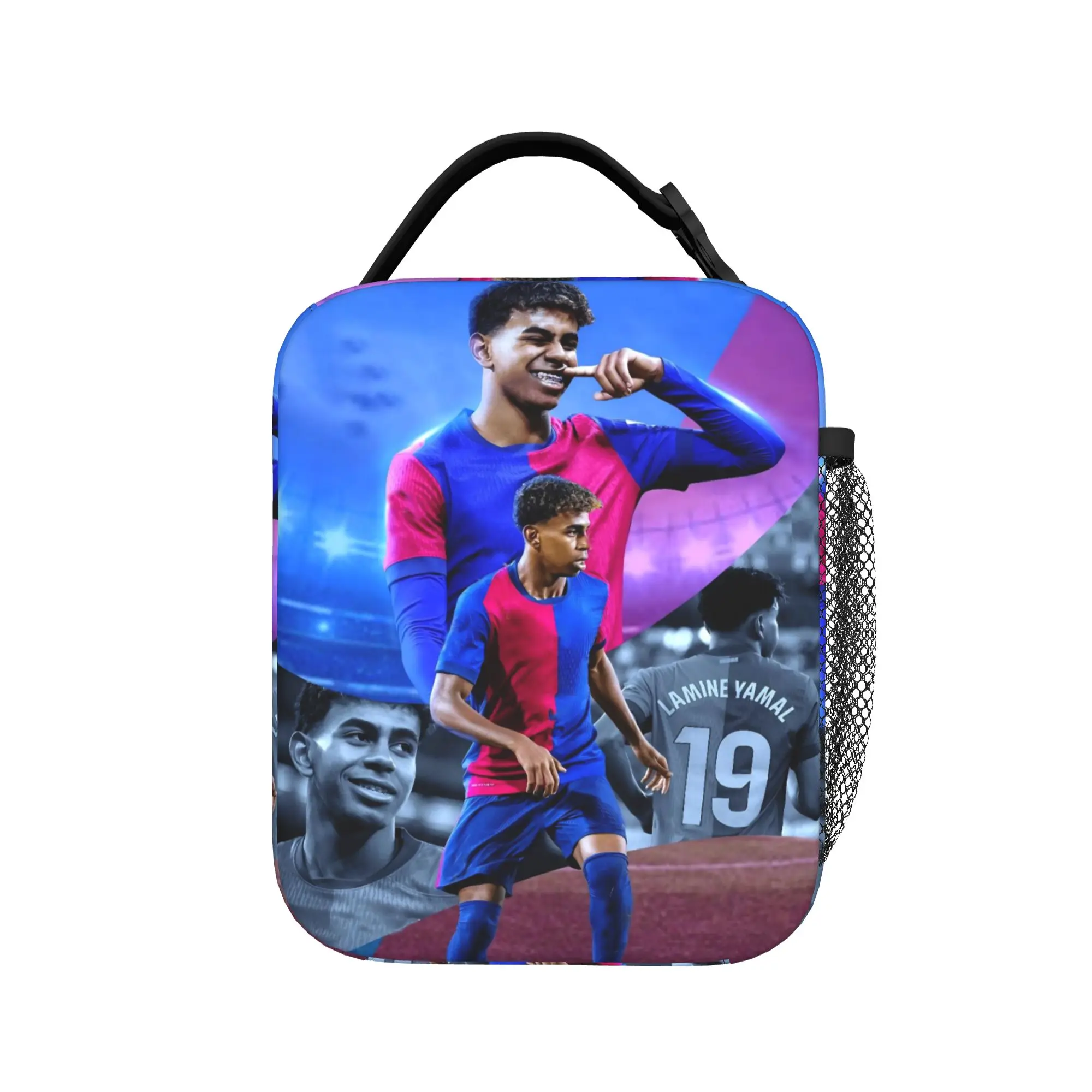 Lamine Y-Yamal Insulated Lunch Bags Thermal Bag Lunch Container Number 19 Football Tote Lunch Box Bento Pouch Office  Outdoor