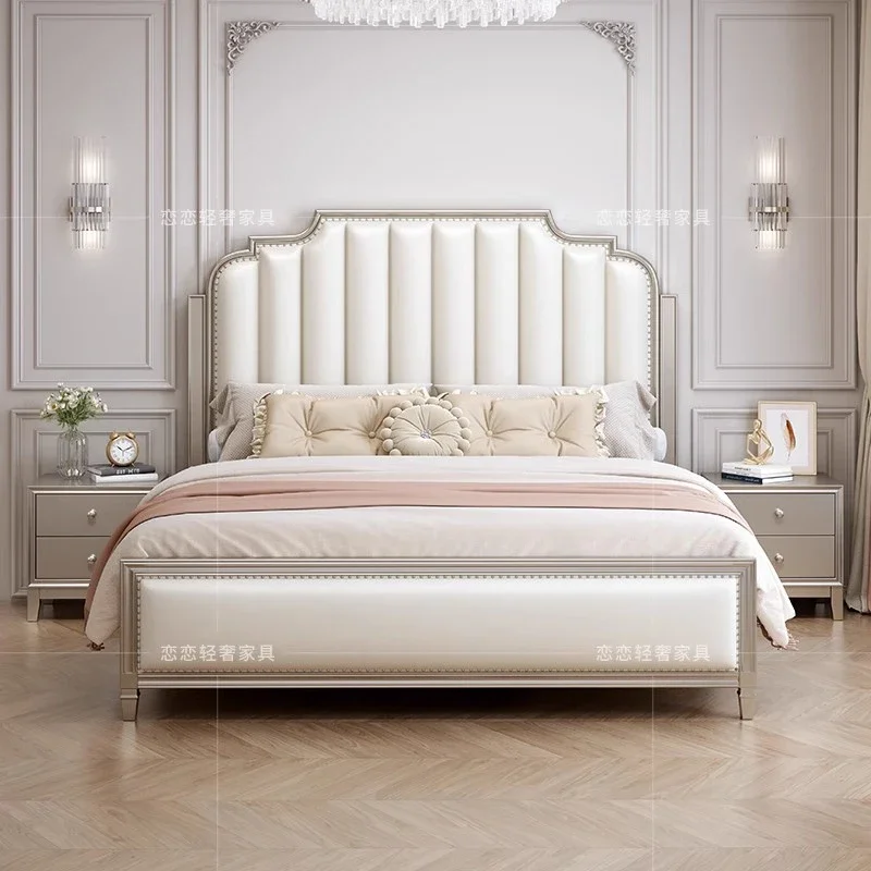 

Girls Design Massage Bed Bedroom Wooden Castle European Bed Princess Sleeping Safe Frame Letto Matrimoniale Trendy Furniture