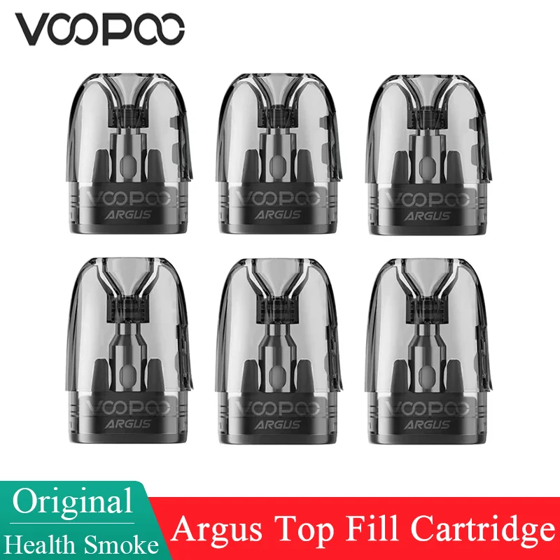 3 قطعة/الوحدة الأصلي VOOPOO Argus Pod خرطوشة أعلى ملء الإصدار 2 مللي 3 مللي 0.4/0.7ohm ل Argus G2 / P2 / P1 / P1s / Argus Z Vape Kit