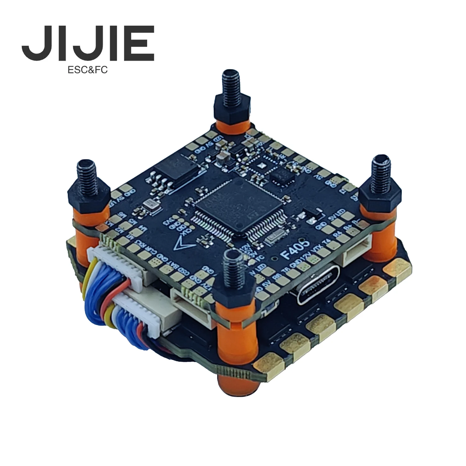 JIJIE STM32F405 70A AIO Flight Controller F405 F4 Build-in OSD Blheli-S ESC 3-8S Lipo For RC FPV Toothpick Racing Drone