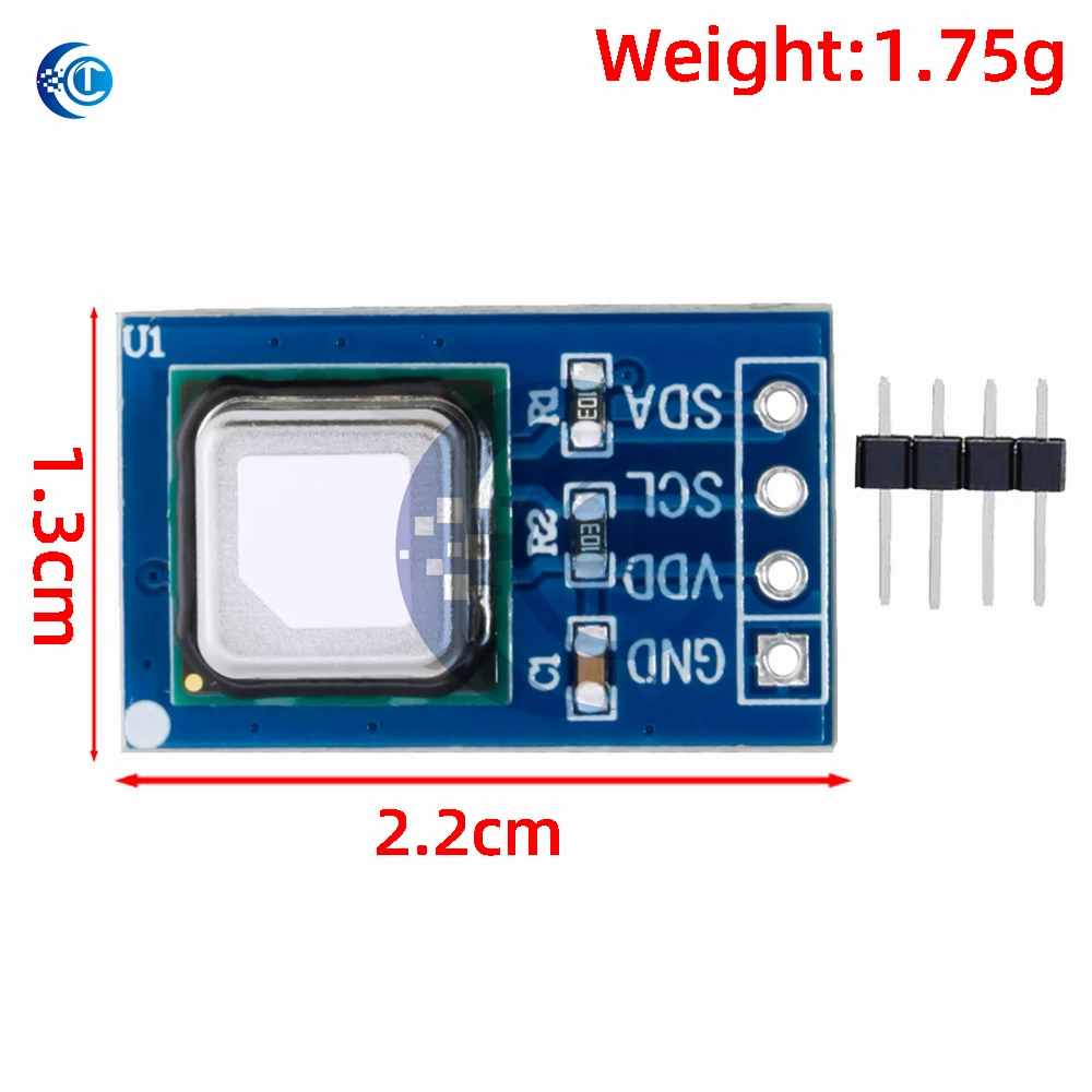 Papan modul sensor Gas SCD41 SCD40, papan modul sensor komunikasi CO2 deteksi suhu dan kelembaban 2-in-1 I2C
