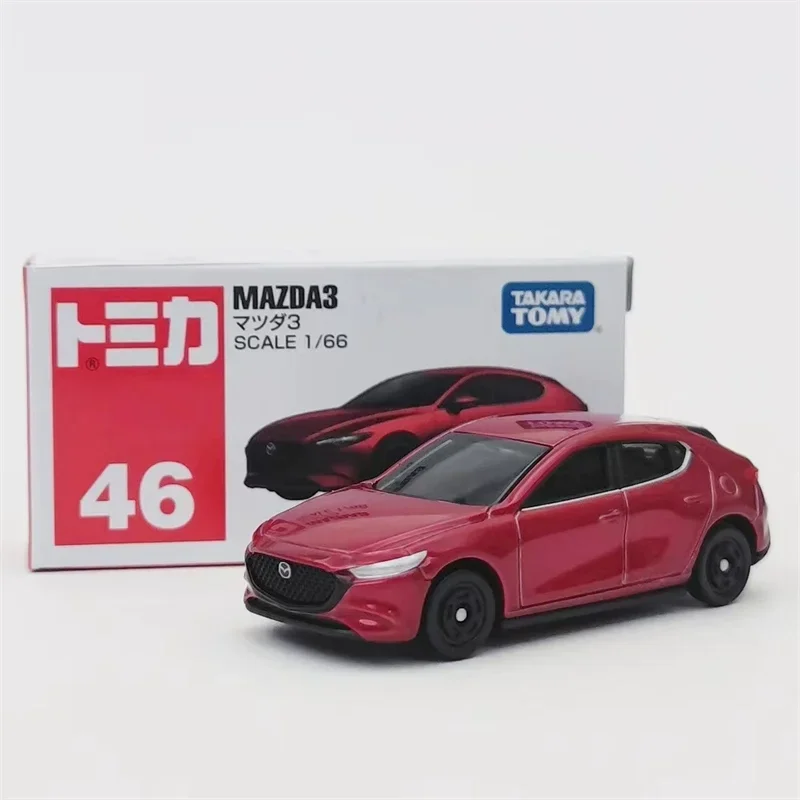 7CM Mazda 3 Simulation Mazda3 Alloy Mini Car Model Diecast Toy Collectible Metal Vehicle Ornament