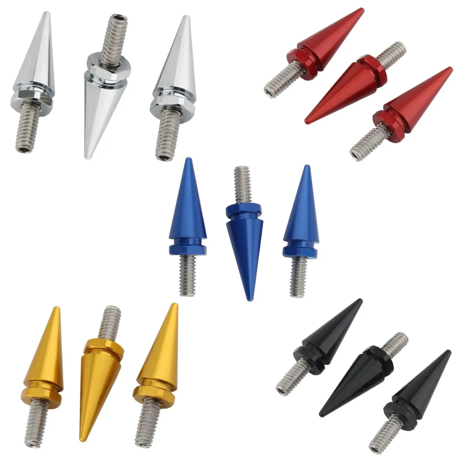 3x Windshield Trim Screw Bolt Replacement Windshield Spike Bolts for Electra Glide 1996-2013 Accessories Motorbike view 5