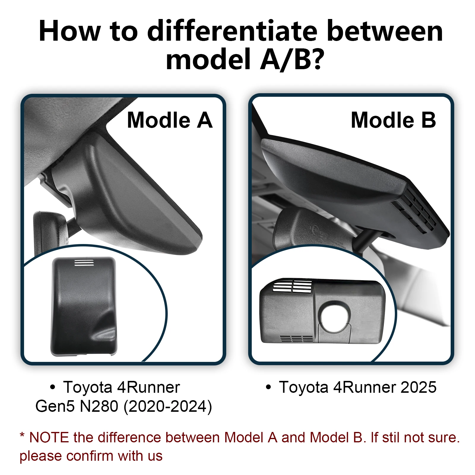 Mangoal Dedicated STARVIS 2 Sensor Dash Cam 4K For Toyota 4Runner Dash Car Camera 2020-2026 GPS WiFi & APP Plug and Play DashCam