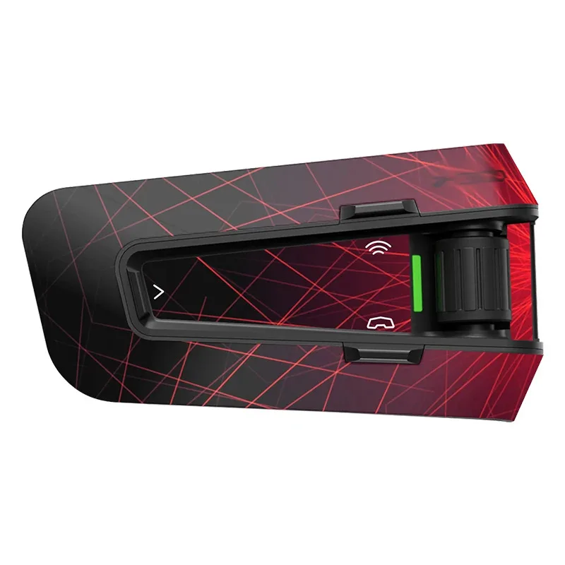 Colorful Decorative Protective Stickers for Cardo EDGE Motorcycle Bluetooth Headset Multiple Style Options 2