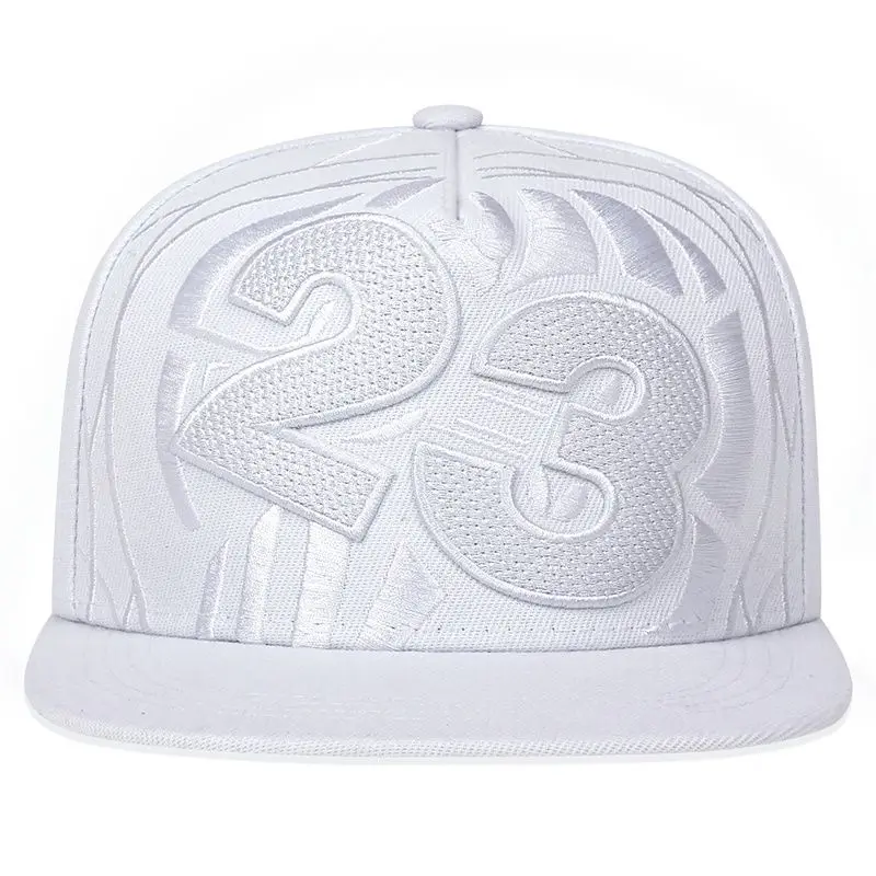 Unisex 23 Basketball Embroidery Hip-hop Hats Spring And Autumn Outdoor Adjustable Sports Casual Baseball Caps Sunscreen Hat