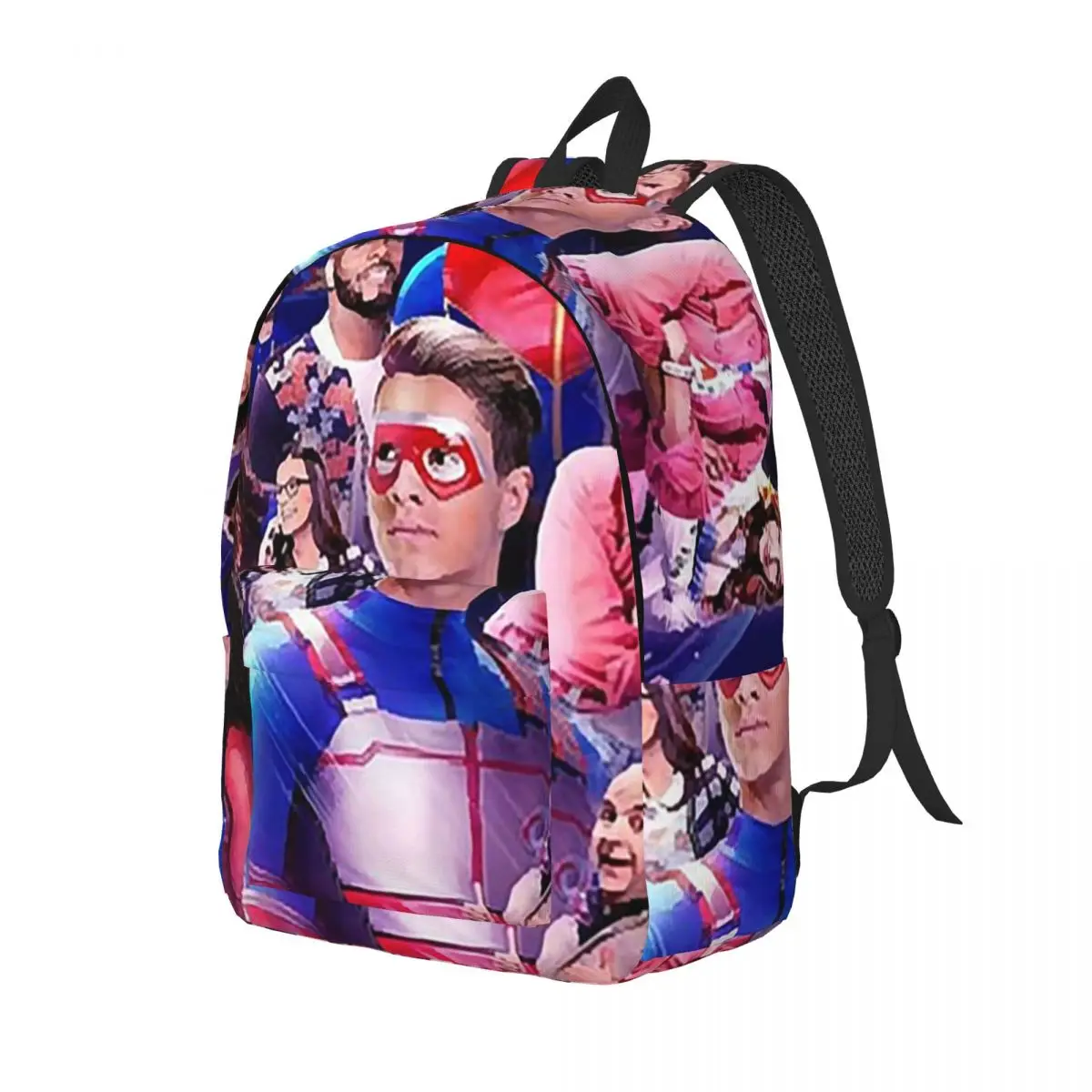 Captain Henry And Kid Danger Backpack Daypack Large Capacity Kids BookBag School Bag Shoulder Bags for Boys Girls
