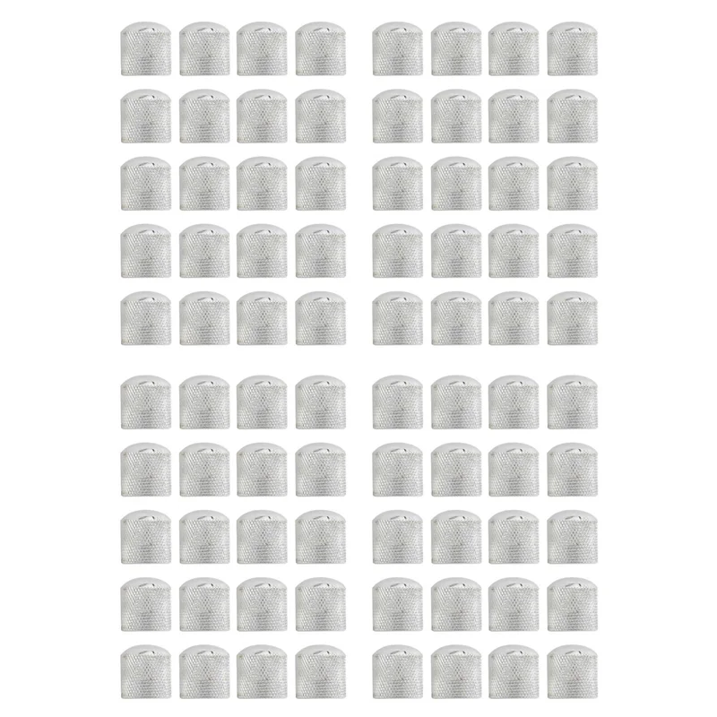

80X Guitar Dome Control Knobs For Fender Tele Replacement, Silver-AT20