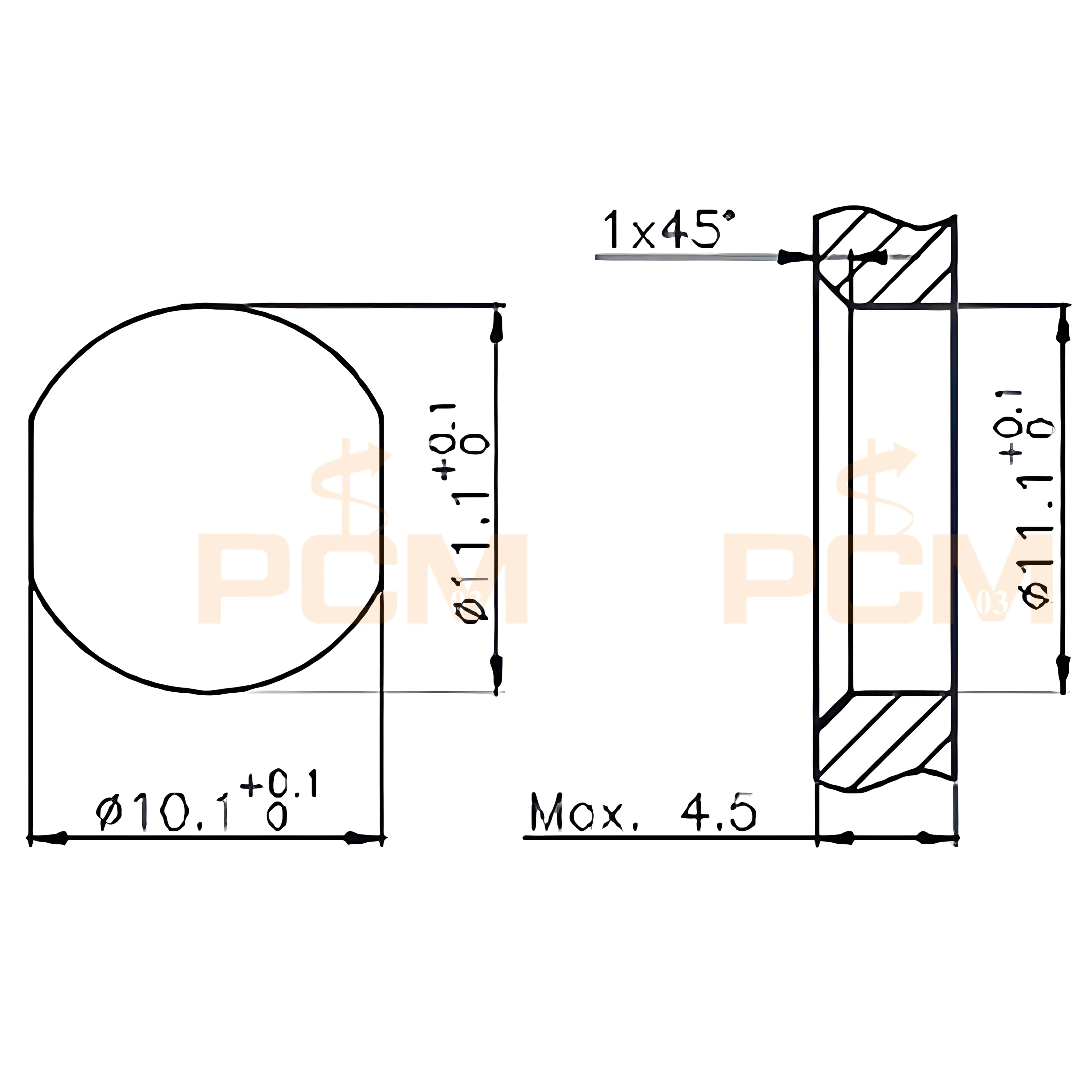

M8 4 pin Feed through connector Industrial Waterproof IP67 Behind Front Panel Mount M8 Socket Aviation Lighting Sensor Connector