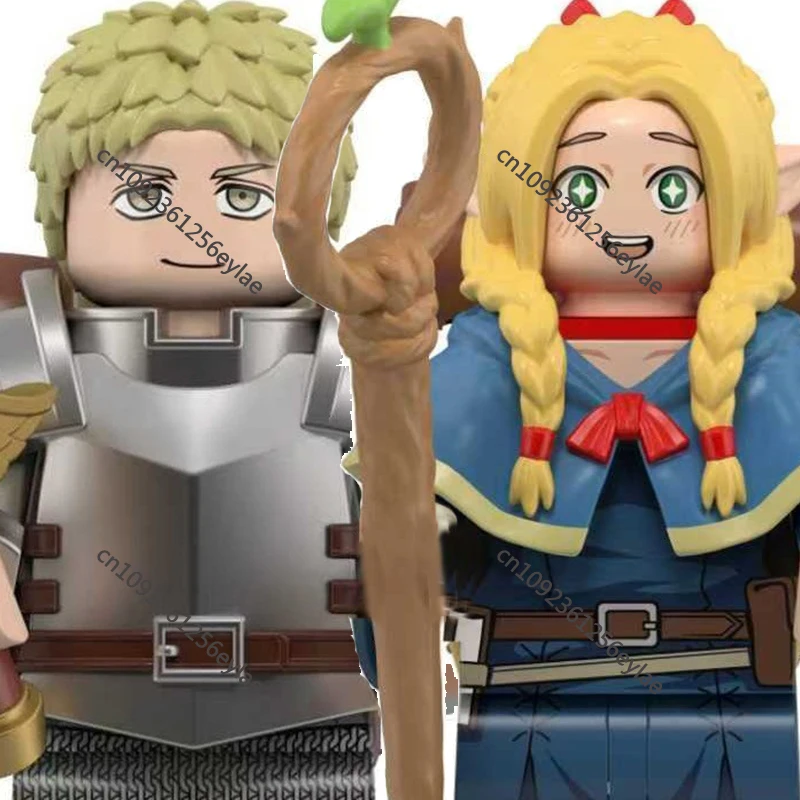 

Delicious in Dungeon Maluhil Leoz Elven People Mini Action Figure Building Blocks Toy Model Decoration for Gaming Enthusiasts