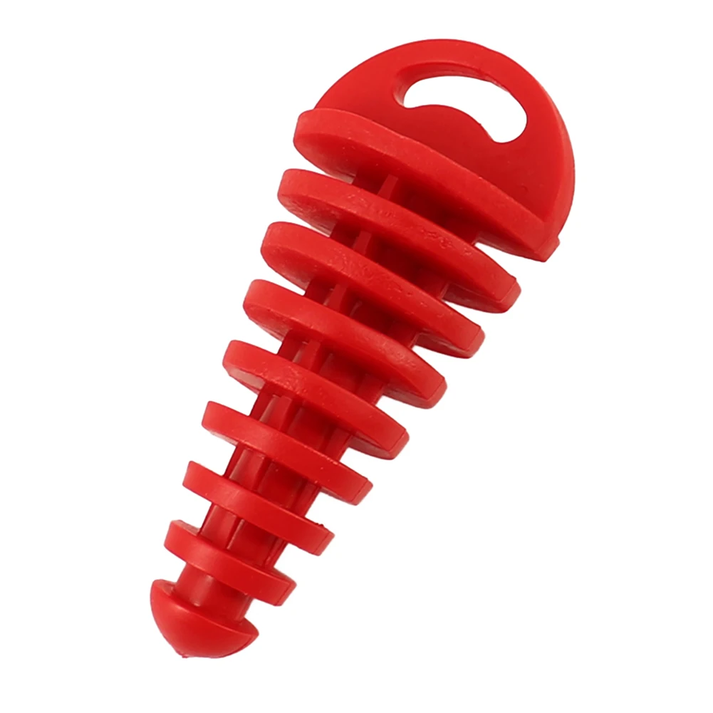Hot Sale 1PC Air Bleeder Plug Exhaust Wash Plug Pipe Protector Exhaust Pipe Plug Motorcycle Motocross Tailpipe Rubber