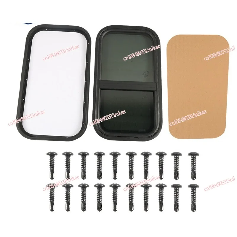 

RV Vertical Exterior-Opening Window | With Insect Screen for Camper Van Conversion