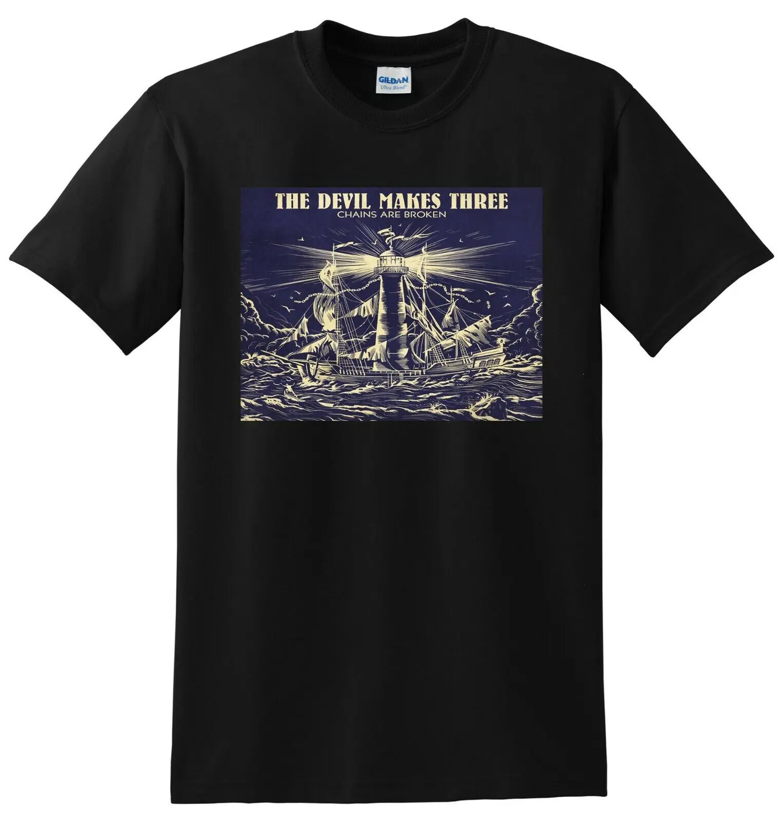 *NEW* THE DEVIL MAKES THREE T SHIRT chains are broken SMALL MEDIUM LARGE or XL