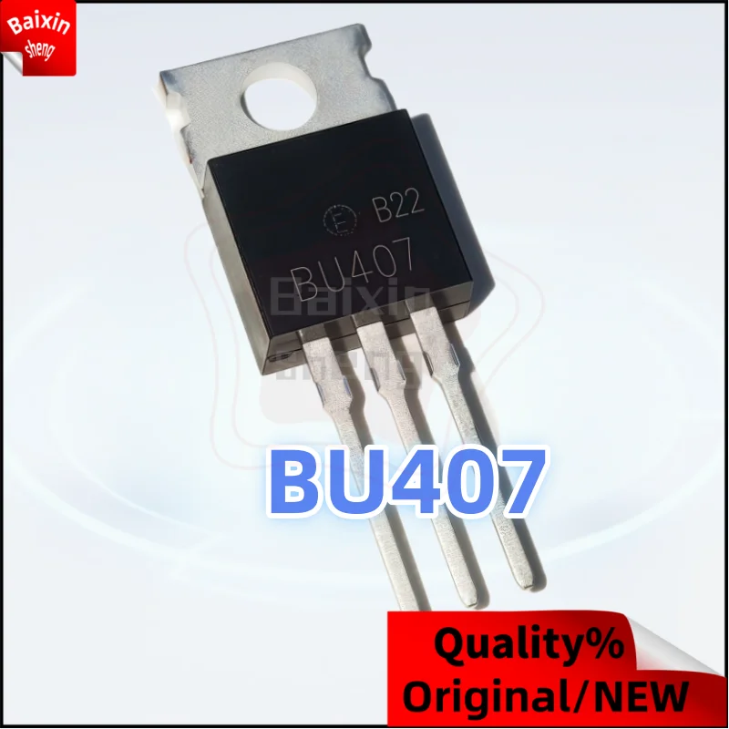 

10PCS Brand new quality BU407 TO-220 NPN humidifier low-frequency high-power transistor switch