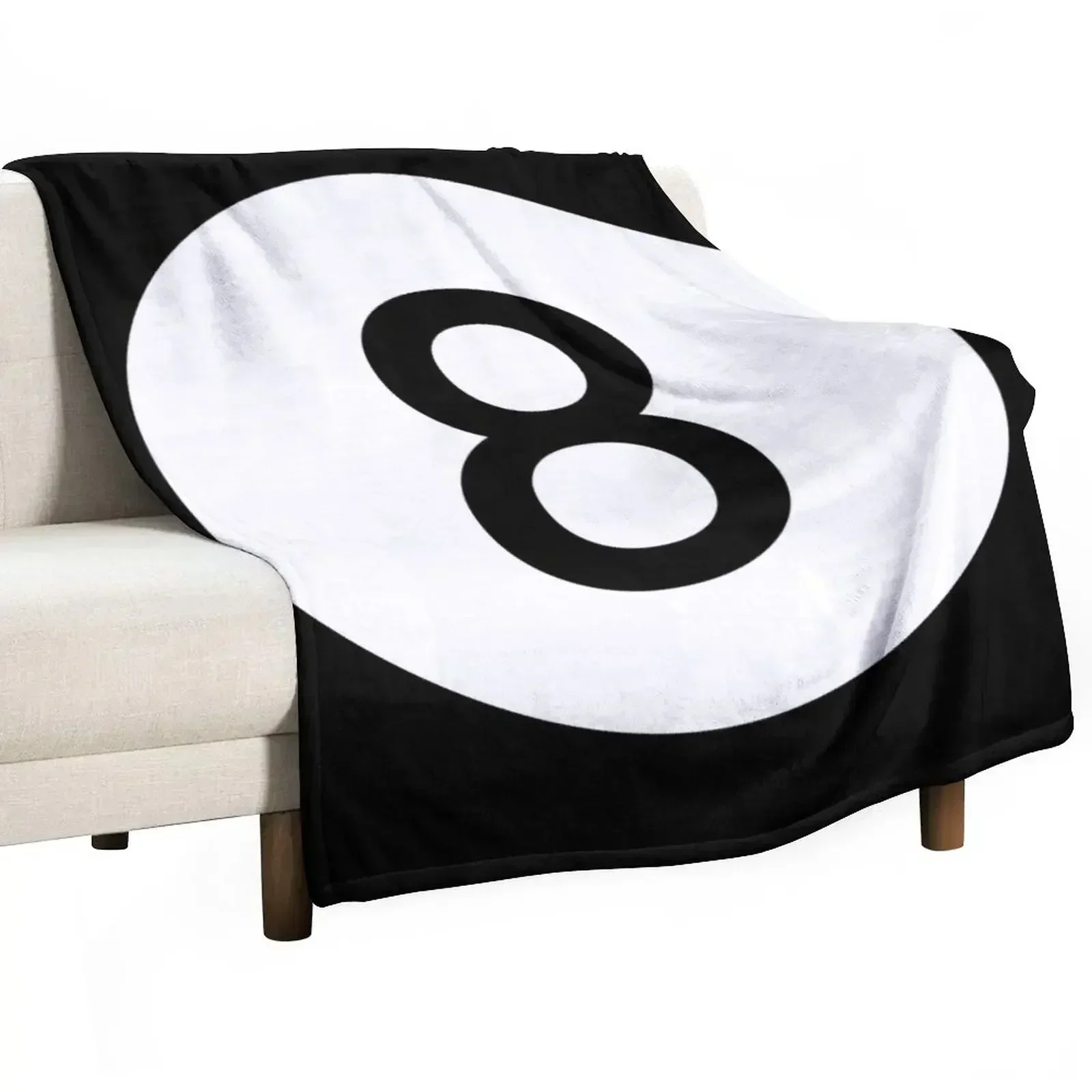 8 ball biliard pool Throw Blanket Personalized Gift Flannel Fabric Summer Beddings Loose Blankets