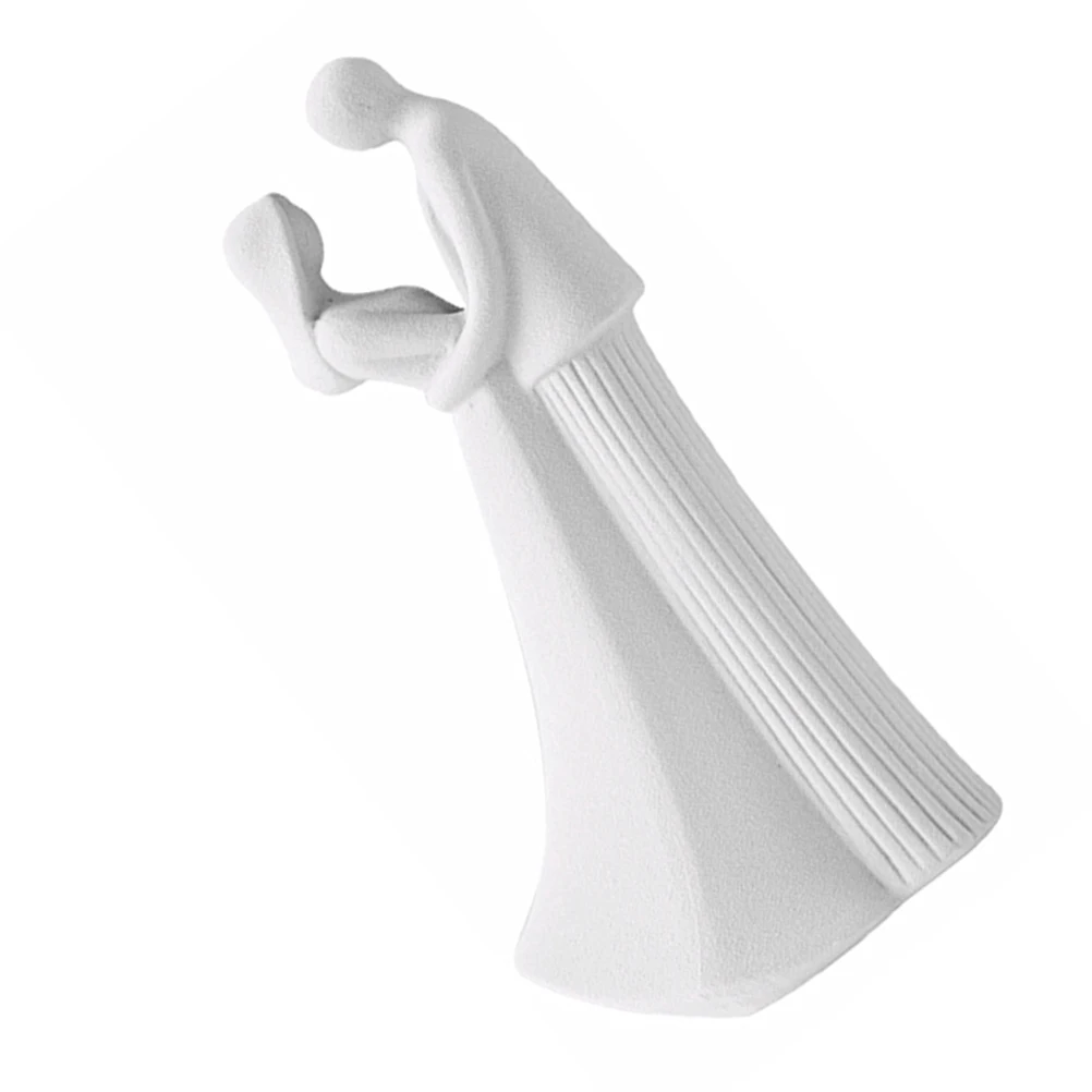 

Elegant Ceramic Couple Sculpture Handcrafted Lover Statue for Home Decor Tabletop Shelf Cabinet Display Valentine Gift