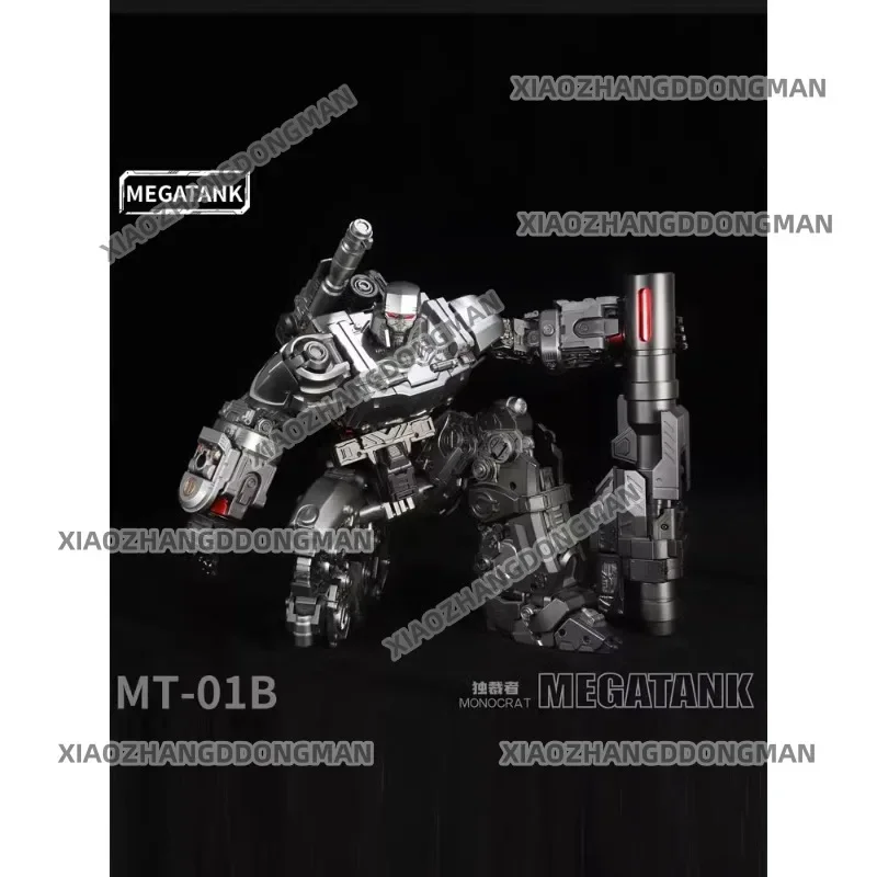 In Stock Figura Transformable TFCON Megatek MT01B, MT-01B, Monocrata, Broma, MG Tank, Color Original, Escala DLX