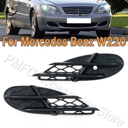 PMFC For Mercedes Benz W220 Car Styling Accessories Front Bumper Side Grilles Grille Cover Cap Air Outlet 2208851323 2208851623