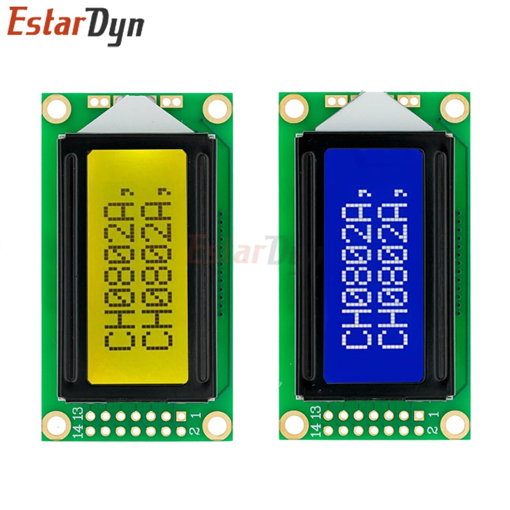 0802 LCD 8x2 Character LCD Display Module 5V LCM Blue Backlight For Arduino