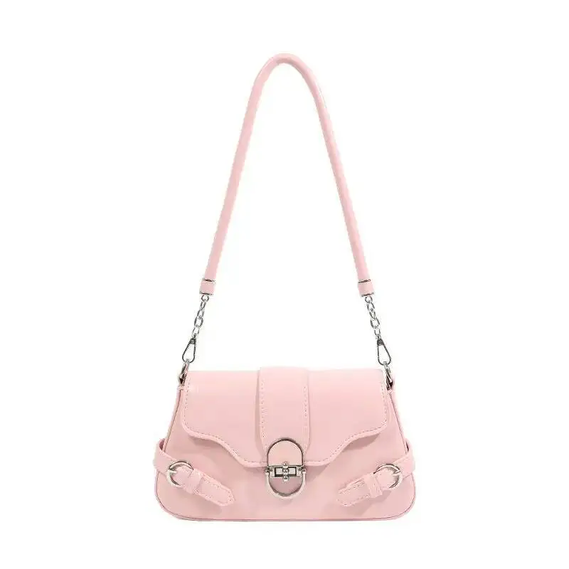 Bloom Fairycore Aesthetic White Shoulder Bags Purse Women Hot Girls Butterfly Print Y2k Handbag Female Haruku Underarm Bag