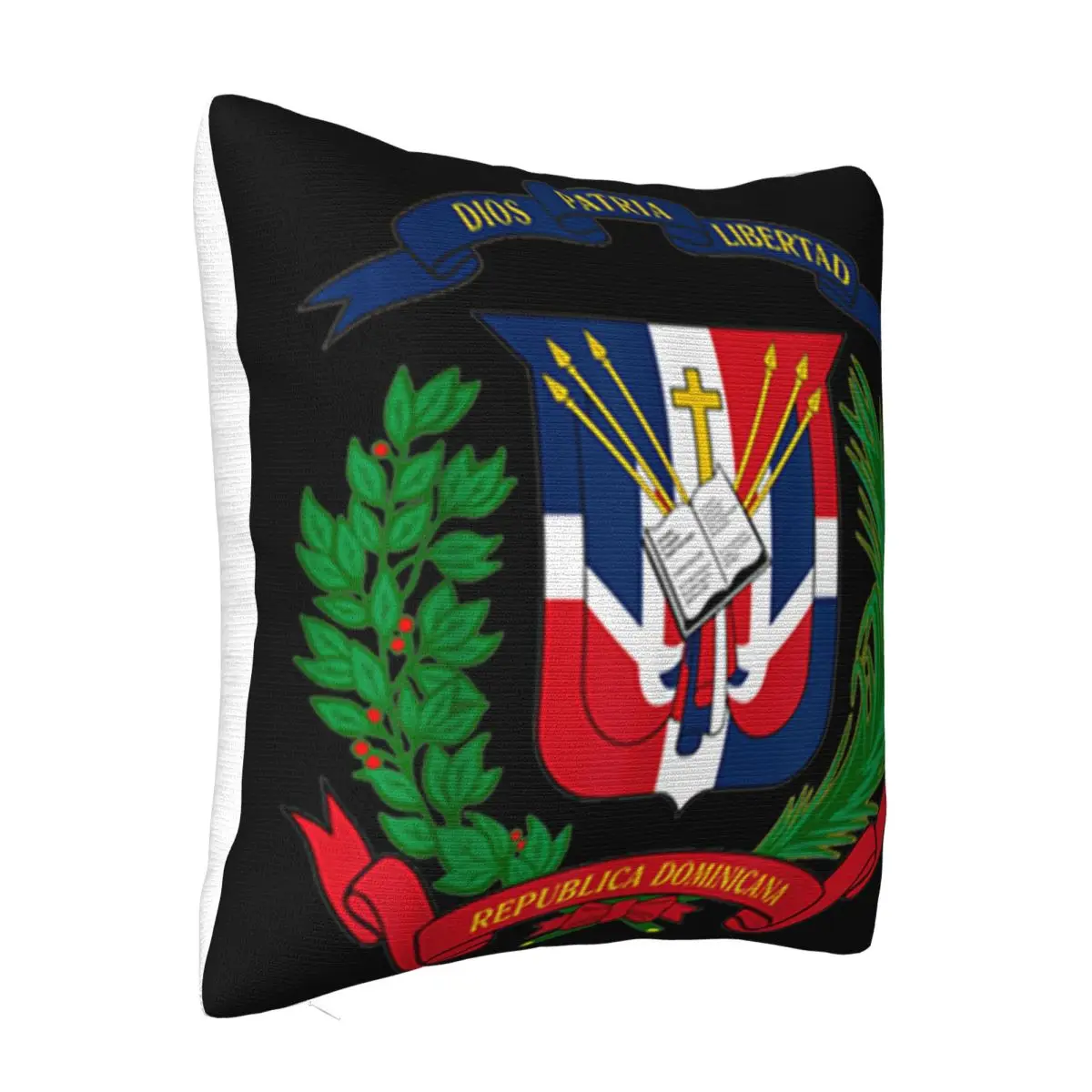 Dominican Flag Coat Of Arms Republica Dominicana Many Colors Stylish Brand New Loose Harajuku Pillow Case