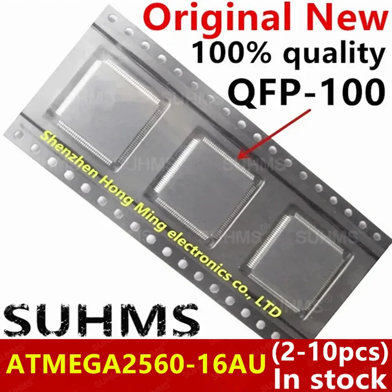 (2-10piece)100% New ATMEGA2560-16AU ATMEGA2560 16AU QFP-100 Chipset