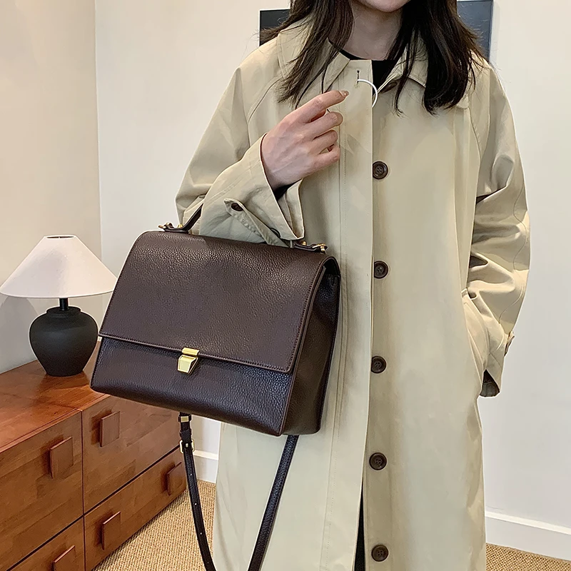 

Famous Designer Leather Handbags For Elegant Ladies Tote Bag With Crossbody Option Luxury Brand Popular Classic