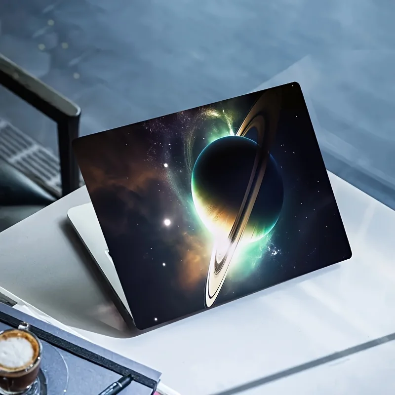 

2-х предметные наклейки для ноутбука Saturn Ring Galaxy Planet Design — высококачественный ПВХ-материал, подходящий для многих моделей ноутбуков,