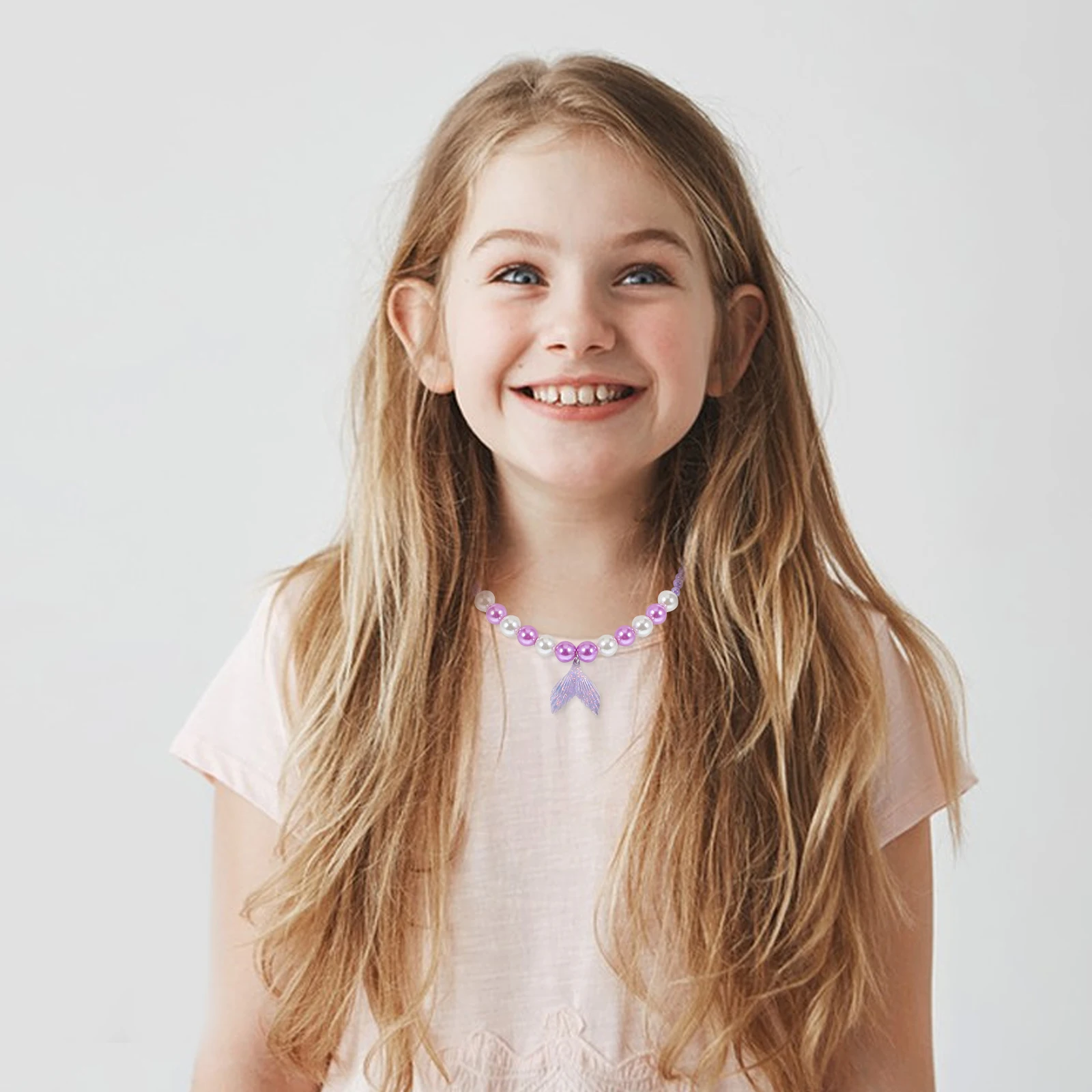 

3Sets Toddler Girl Jewelry Set Unicorn Theme Beaded Necklace Bracelet Kids Fashion Accessory Birthday Gift Kid Jewelry for Girls