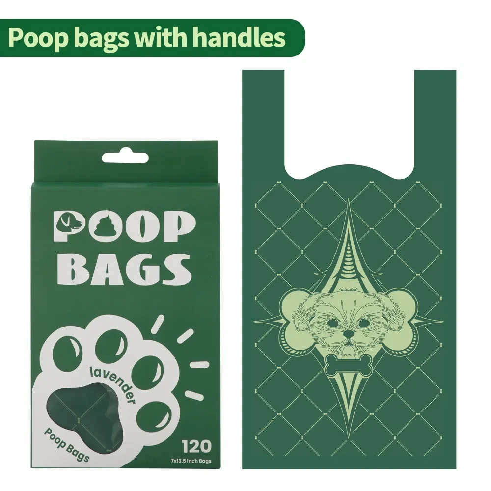 Dog Poop Bags, EPI Biodegradable Leak Proof and Extra Thick Waste Bag for Dogs, Doggy Bag Cat Litter Bag, Dog Supplies Products