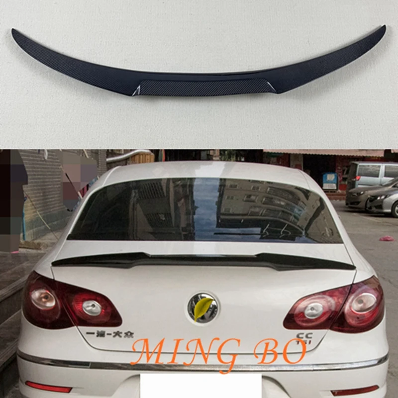 

FOR Volkswagen Passat CC 2009-2018 M4 Style Carbon Fiber FRP Rear Spoiler Trunk Wing