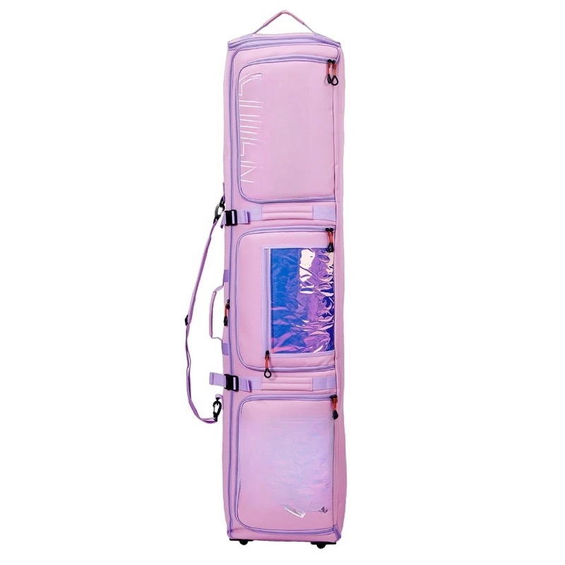 

Wheeled Snowboard Bag Color Shoulder Snowboard Bag Sub-warehouse Ski Equipment Bag Single Snowboard Universal Colorful
