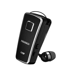 FineBlue F970 Pro Voice Telegram number Lavalier Bluetooth Earphone Vibration Ultra Long Standby One Button Telescopic Cable