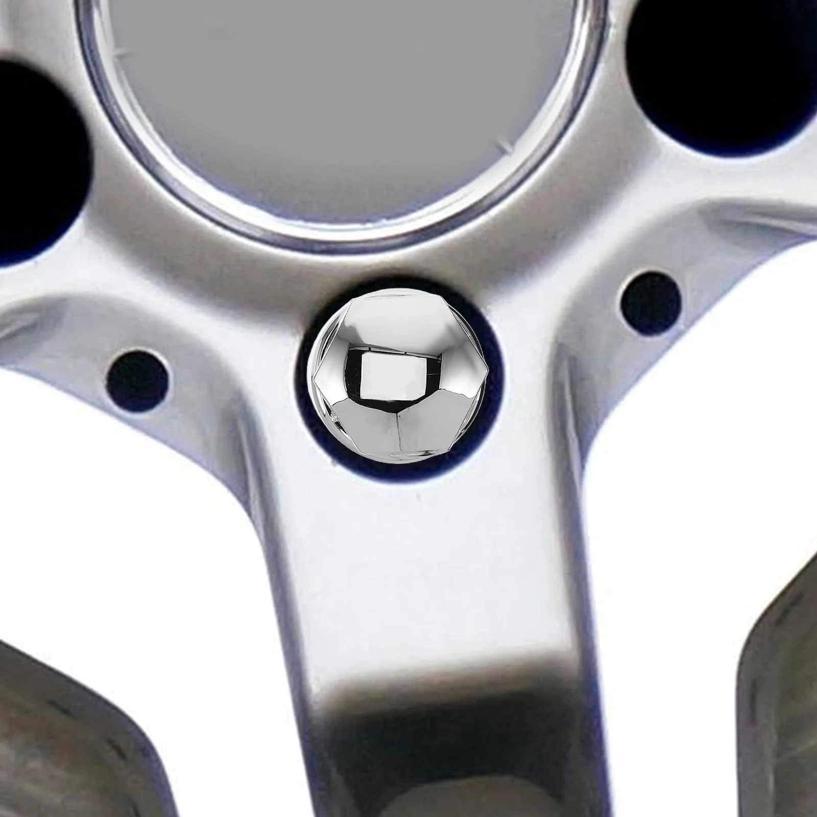 

1 Set Black Wheel Nut Covers For A3 A5 Q3 A6 Anti Theft Lug Bolt Protectors Car Hub Protective Cap Screw Caps Hub Bolt
