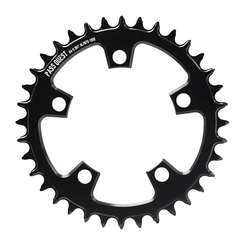 AliExpress NONE PASS QUEST 94 BCD Sprocket 5 Bolt Round Narrow Wide Sprocket 32-46T Optional For 10/11/12 Speed ​​Bicycle Chain