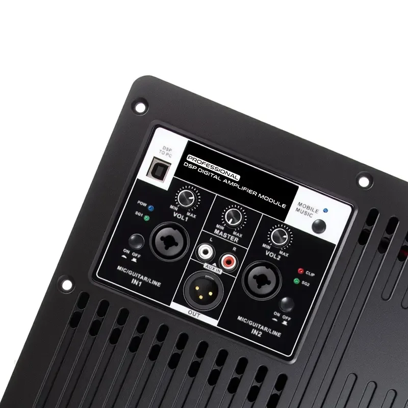 Lihui Factory 1200W 2 Channels Class D Active Amplifier Module Audio Power Amplifier Module Professional Amplifier Dsp Module