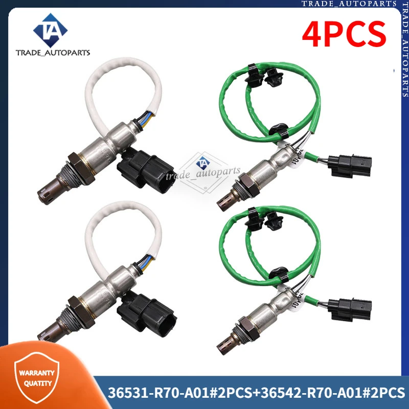 

4PCS Oxygen O2 Sensor 36531-R70-A01 36542-R70-A01 For 2011 2012 2013 HONDA ODYSSEY 3.5L Upstream & Downstream 234-5098 234-4461