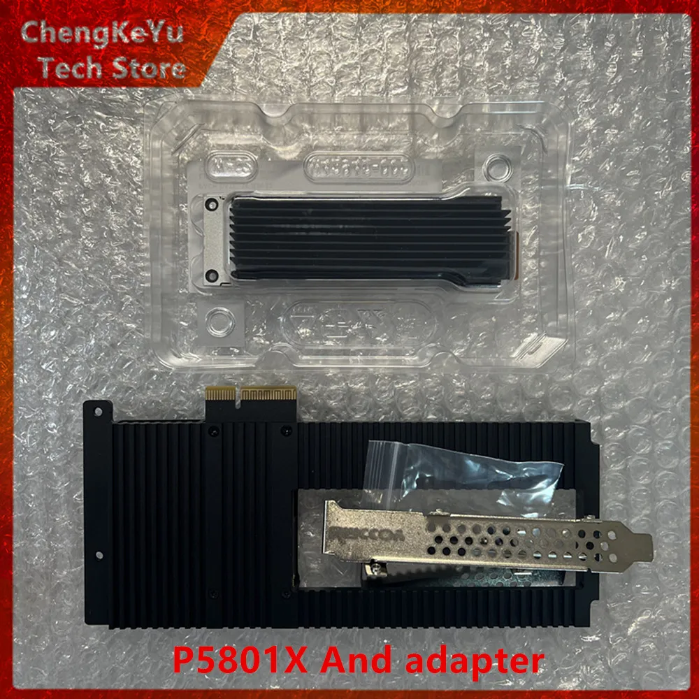 Equipped with PCIe4.0 adapter For Intel OPTANE P5801X 400G NVME E1.S 15mm SSDPFR1Q400GBF1 interface enterprise solid state drive