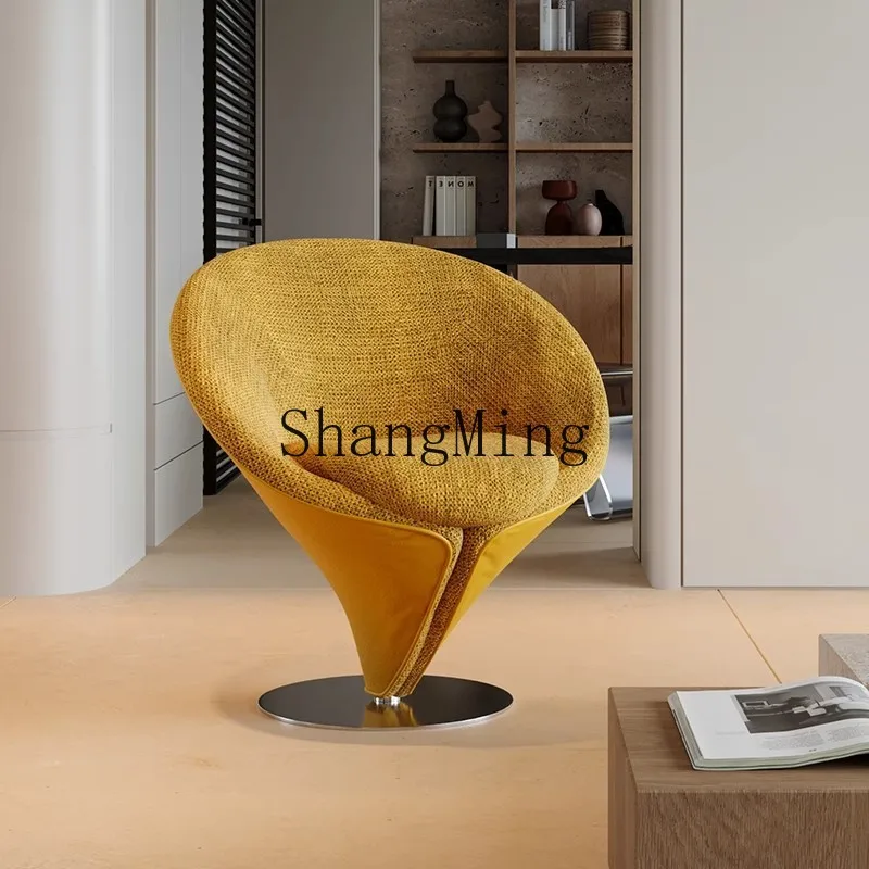 

FG antique single sofa chair creative light luxury rotatable leisure chair home bedroom dressing stool