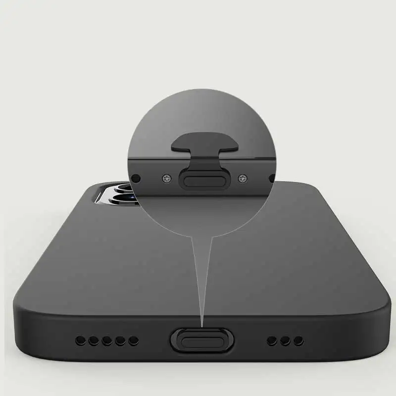 USB C Anti-Lost Dust Plug Silicone Detachable Adhesive Charge Port Protector Cover Dustplug for Samsung Google Pixel Accessories