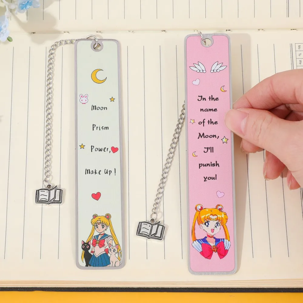 Sailor Moon Stainless Steel Bookmark Anime Enthusiast Book Accessory Reading Club Bookish Gift Birthday Present for Women