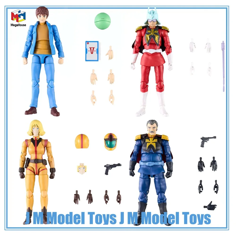 

【JM】100% Original in Stock MegaHouse G.M.G. Amuro Ray Char Aznable Ramba Ral Sayla Mass Collection Series Model Toys