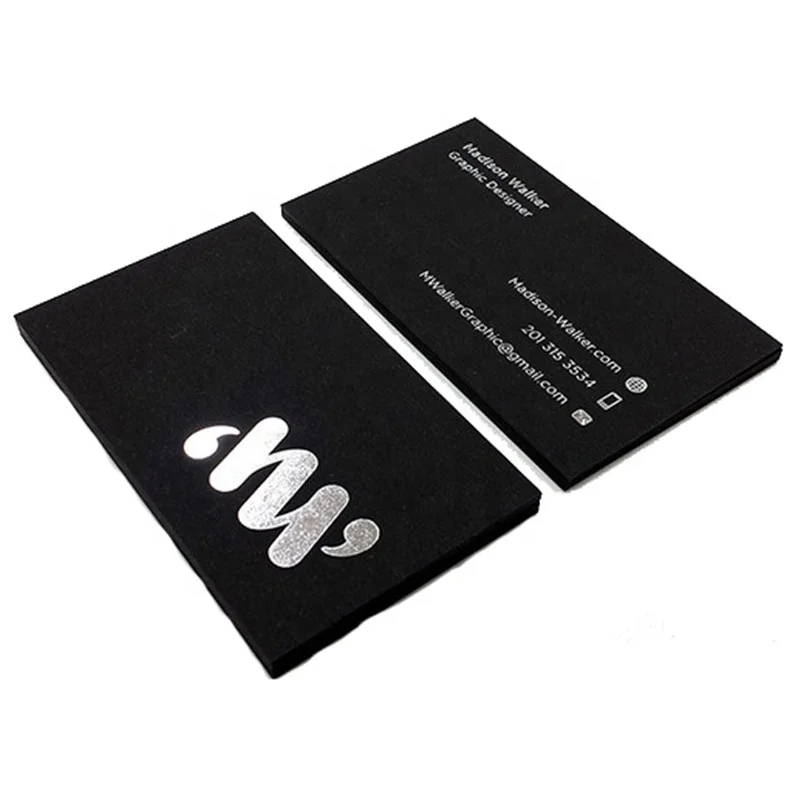 

Customized Logo Double-sided Printing Hot Stamping Color Business Card