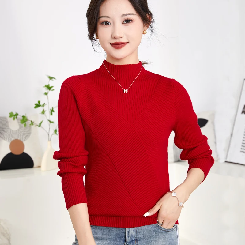 Women's Long-Sleeved Thin Undershirt Top High Quality Early Autumn Spring New Fashion 2023