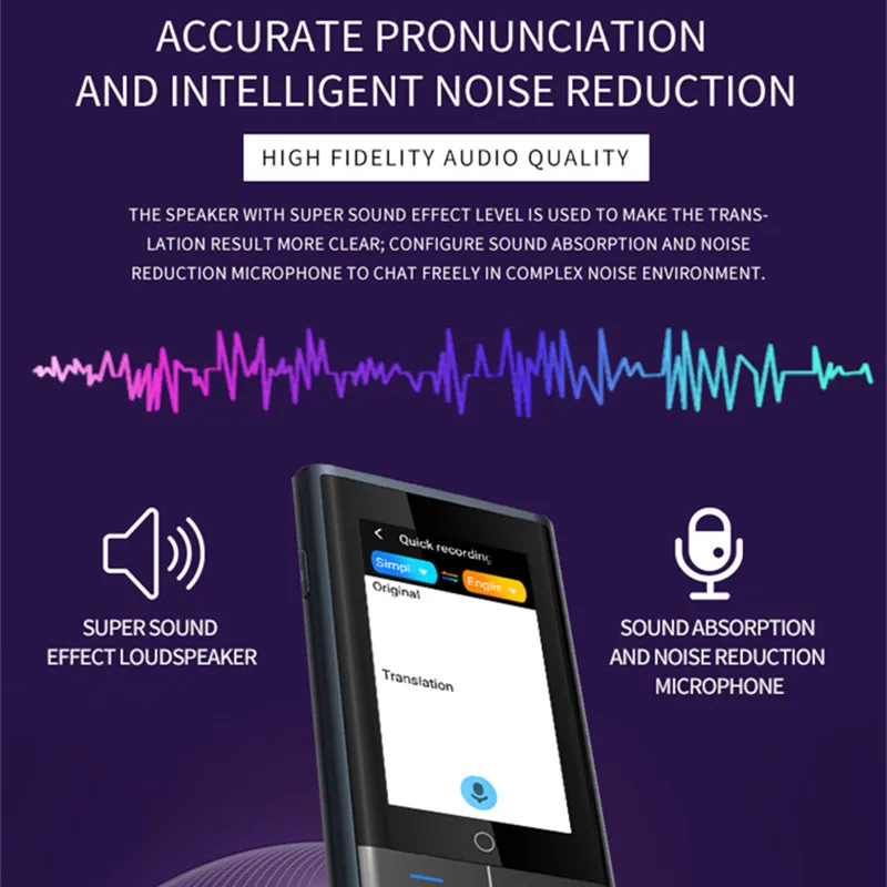 Máquina tradutora z6 117 idiomas 4g internet gravação em tempo real texto interpretação simultânea tradução conversão ai