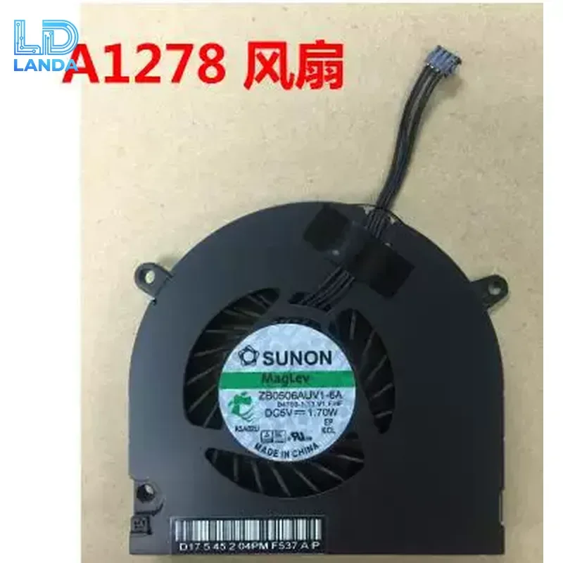 New Original CPU Fan for Apple A1278 ZB0506AUV1-6A B4164.13.V1.F.HF