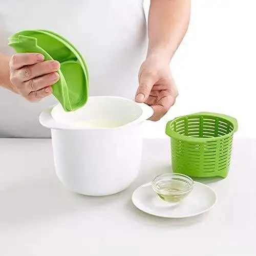 Food Grade PP Microwave Butter Yogurt Cottage Cheese Maker For Making Cheese Kitchen Tool