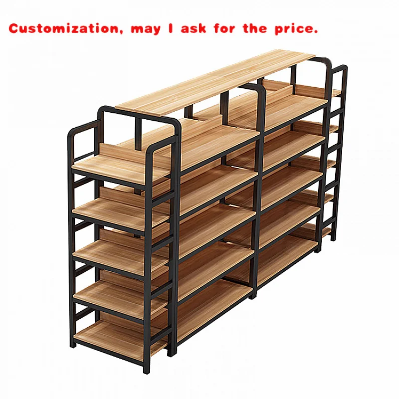 custom.Nakashima Cabinet Double-sided Shelf Supermarket Convenience Store Cosmetics Store Display Rack