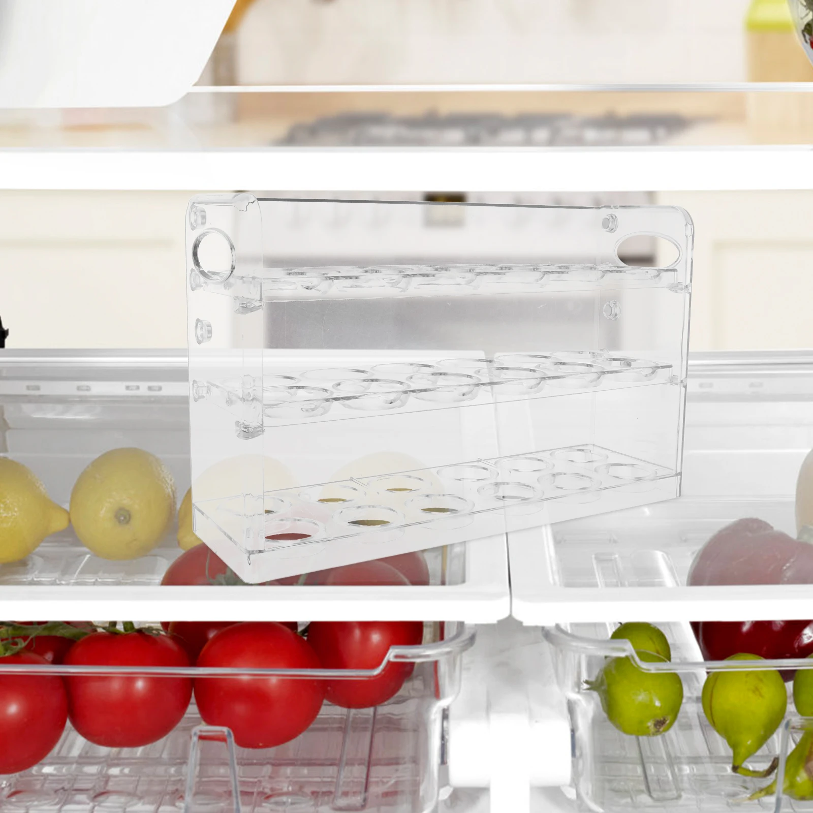 

Egg Storage Box Rack Dedicated Holder/tray The Pet Organizer Container for Fridge