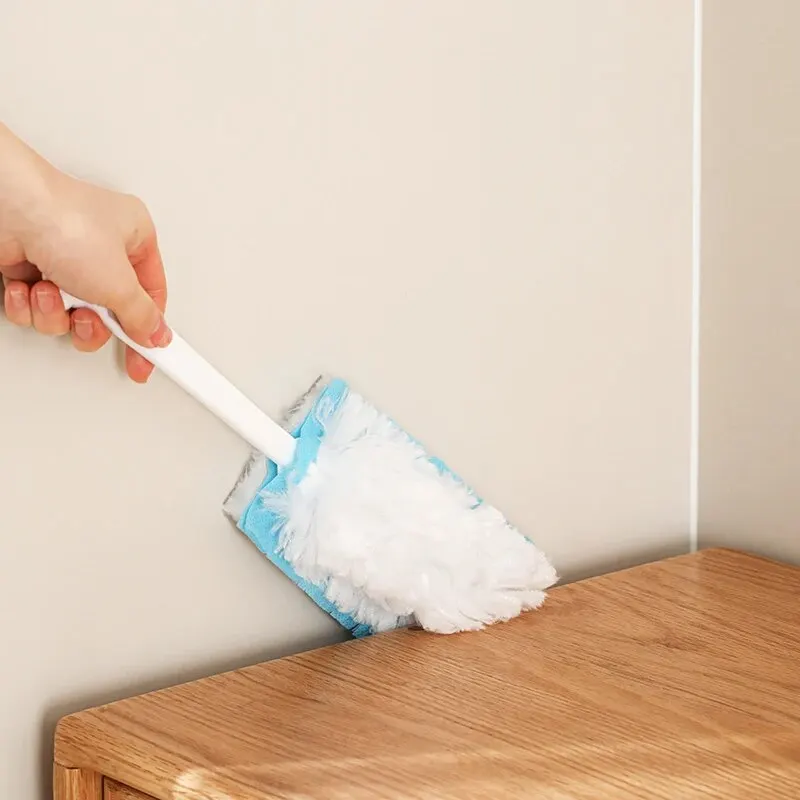 Disposable Non-Woven Static Dust Removal Duster with 6 Replacements, Ideal for Computer Cleaning and Household Dusting